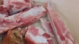 Свиные рёбрышки с гречкой😋