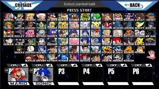 Super Smash Bros. Crusade v0.9.5 - Battle #32: Mario vs Sonic