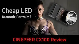 Inexpensive portable LED light for portraits? Does the Zhiyun CINEPEER CX100 work?