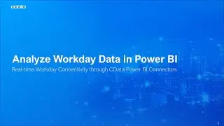 Power BI Workday Connector Setup - Tutorial