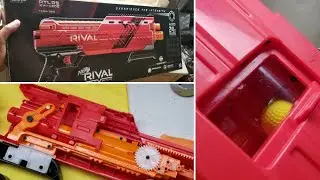 Nerf Mod: Nerf Rival Atlas XVI-1200 Blaster - Double to Single Shot Mod.