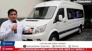 Foton Inca Power: K1 CUMMINS ROYAL SALOON, TOANO de 15 as y minitruck CS