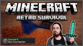Minecraft: Retro Survival Let's Play [9] - Epic Cave System!