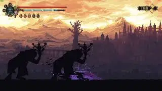 Blasphemous (18) Загадка с 3 картинами. Какой-то игровой автомат. Появился знак на пустой картине