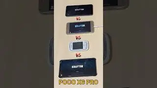 POCO X6 PRO😈Vs iPHONE 15 PRO💀Vs POCO F6PRO😱vs iQOO 12Vs 8GBvs4GBVs-PUBG TEST #pocox6pro #iphone