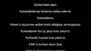 Kınalı Hasan Annesinin Mektubu