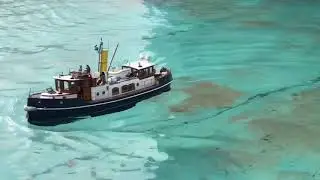 RC Classic motor yacht ‘MAGNOLIA’ test 2