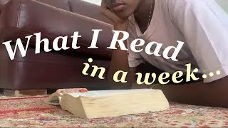 What I realistically read in a week 📚 Reading Vlog: (good books, fun weekend, busy schedule)