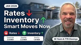 Rates Down, Inventory Up: Smart Moves Now. Eastside, Seattle & Sno. Cnty Real Estate Insights - 1/26