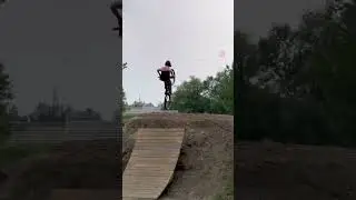 Tuck no hander buddy! Kid dirt jump MTB