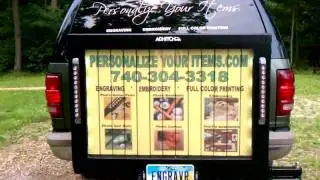 Mobile advertising billboard, personalized gifts