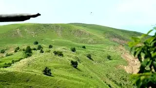 Окрестности Гуниба, аул Гамсутль, стена Гунибской крепости, горные террасы рядом с аулом Чох