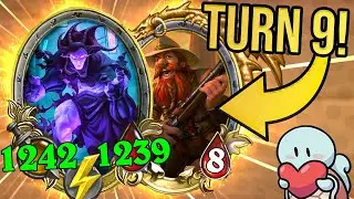1000/1000 ELEMENTAL on TURN 9?! | Hearthstone Battlegrounds