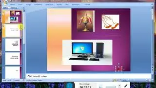 POWERPOINT action button in PowerPoint  slide show
