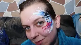 Maquillage rapide de bonhomme de neige !