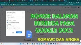 How to Create Different Page Numbers in Google Docs