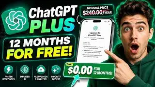 How to Get FREE ChatGPT PLUS 12 Months Legally in 2026 ✅ ChatGPT Plus Free 1 Year iOS Android iPhone