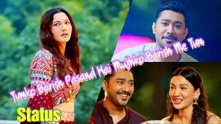 Tumko Barish Pasand Hai Mujhko Barish Me Tum // Love ❤ Status Songh //New Status Video 2022 / 