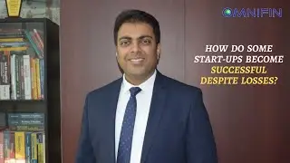 How do some startups become successful despite losses?