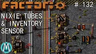 [Factorio 1.1 4K] Angel/Bobs Ep 132: Nixie Tubes & Inventory Sensor