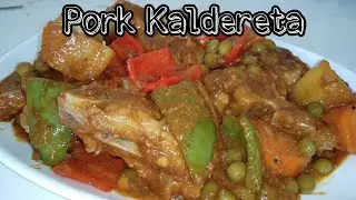 HOW TO COOK PORK KALDERETA || EASY AND QUICK KALDERETA || LYN'Z KITCHEN