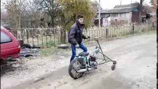Трайк из мотоцикла минск