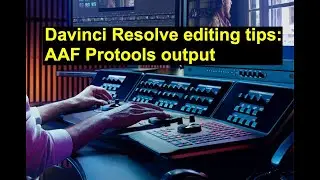 Davinci Resolve 16: AAF Protools Output Tutorial-video recorded on iPhone 11 Max Pro test