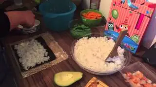 sushi rollen in 50 Sekunden