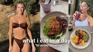 WHAT I EAT IN DAY TO AVOID BLOATING | realistic and unrestrictive on holiday