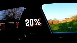 20 Percent Car Window Tint Night/Day (Inside/Outside)