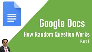 Randomize Question in Google Docs Part 1
