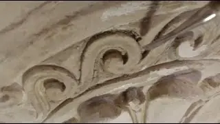 5 Chalk - GONE! Citric and acetic acid. Removing adhered chalky whitewash from plaster moldings.