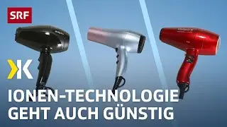 Hairdryer test: Ionic technology from Dyson and Co. | 2022 | Kassensturz | SRF