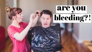 CUTTING MY HUSBAND'S HAIR FOR THE 1ST TIME (In Quarantine)