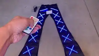 Custom LED Stilts Pants - Sequential Lights RF control