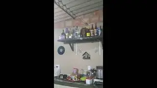 Reboco com argamassa veja como ficou