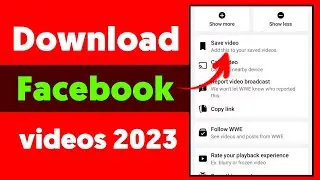 How to download Facebook video |Save Facebook videos in Garlly 2023