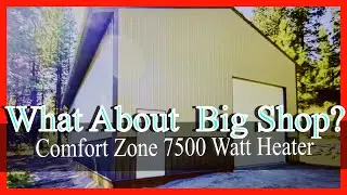 Will a Comfort Zone 7500 Watt Heater Heat a Big Shop?