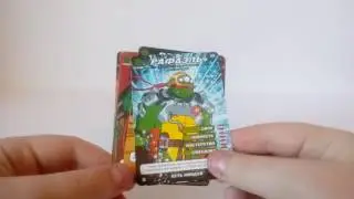 Коллекция по карточкам ЧЕРЕПАШКАМ НИНДЗЯ ( герои ) TMNT