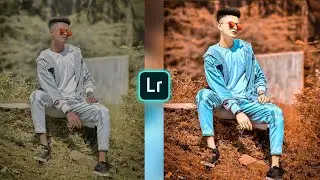Lightroom Photo Editing || Dark And Orange Effect Photo Editing In Mobile