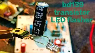 BD139 transistor flasher circuit