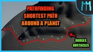 AI Pathfinding On a Round Planet - Race Game Devlog