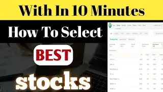 Tata Steel//With In 10 Minutes select the best stocks//@learnwithearn4951