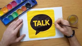 카카오 톡 로고 그리는 방법 - How to draw the KakaoTalk logo