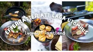 Tre efterrätter att laga utomhus