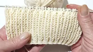 Tek sıra arka ön aynı görünümde örgü modeli