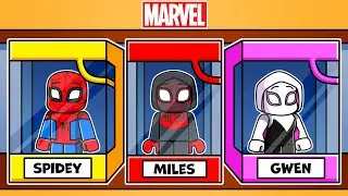 We TURNED Into SUPERHERO TOYS In Roblox!