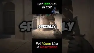 The FASTEST Way to Get 999 FPS in CS2! #cs2 #csgo #cs2settings #counterstrike #counterstrike2