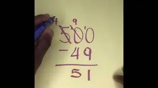 Did You Learn This Easy Way to Subtract Big Numbers? #shorts