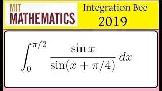 🐝MIT Intégration Bee  2019 qualifying exam -problem 16 -Concours de Calculs d'intégrales- qualifiers